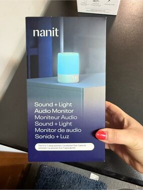 Nanit Sound + Light Audio Monitor in Blue